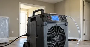 Odor removal equipment in a treated room